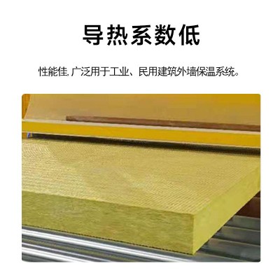 厂家供应防火岩棉 隔音棉吸音棉 内墙屋面隔断厂房隔热保温岩棉板图4