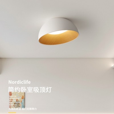 简约现代北欧LED蛋壳吸顶灯 阳台走廊过道灯卧室餐厅书房吸顶灯具图3