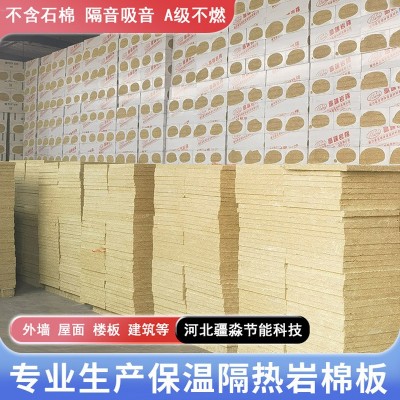 岩棉板A级防火玄武岩复合岩棉保温板幕墙外墙高密度隔音岩棉板图4