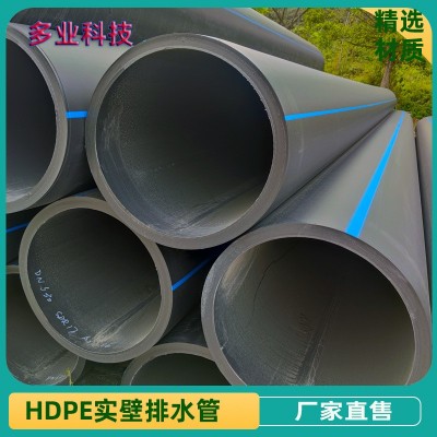 PE实壁污水管 hdpe排水管315非开挖拖拉牵引排污管SDR17厂家现货图1