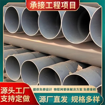 PVC农田灌溉管 大口径供水管 农业供水浇地喷灌管多规格厂家批发图2