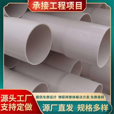 厂家批发PVC给水管110白色塑料饮用水管 农田喷灌绿化灌溉PVC水管图2