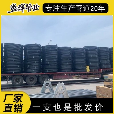 PE盘管厂家黑色塑料HDPE自来水供水埋地用农业灌溉dn20PE穿线盘管图4