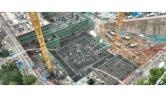 石家庄高铁片区超高层地标建筑项目正式启动塔楼基础浇筑