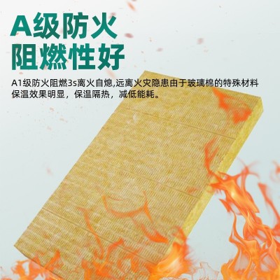 玻璃棉板龙骨填充吸音材料室内降噪防火阻燃玻璃纤维保温棉板保温图2
