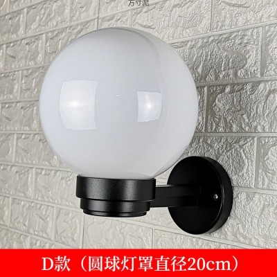 户外防晒LED壁灯阳台露台灯过道楼梯走廊圆球灯床头灯浴室灯厂图4