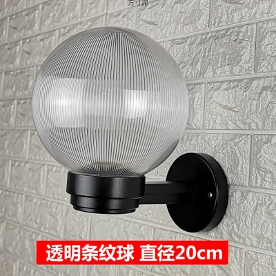 户外防晒LED壁灯阳台露台灯过道楼梯走廊圆球灯床头灯浴室灯厂图2