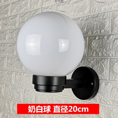 户外防晒LED壁灯阳台露台灯过道楼梯走廊圆球灯床头灯浴室灯厂图3