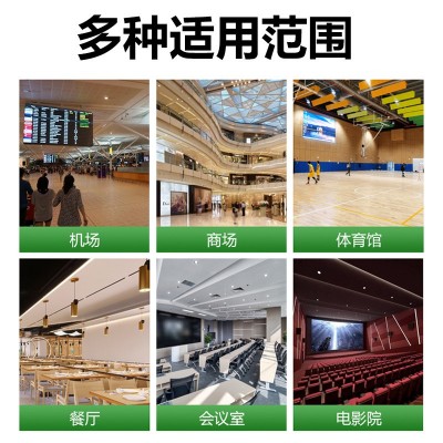玻纤吸声体吊顶天花吸音板悬挂垂片圆形六边形多功能厅chukou静音图3