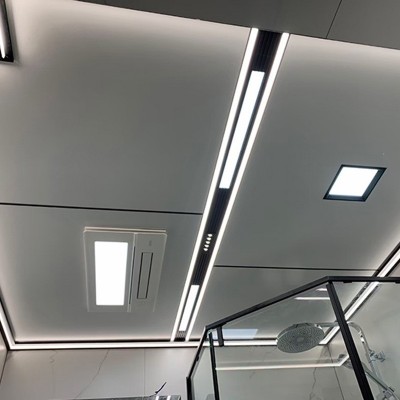 批发蜂窝大板集成吊顶铝合金铝扣板办公室客厅二级吊天花工程材料图3