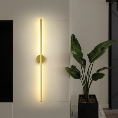 极简led长条壁灯卧室床头灯创意线条客厅背景墙过道灯具 现代简约图4