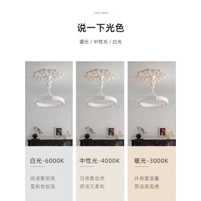 Athena法式轻奢石膏客厅吊灯现代简约设计师创意复古餐厅灯具casa图3