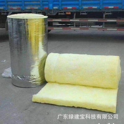 防火铝箔贴面玻璃棉卷毡 钢结构屋面保温玻璃棉毡 隔音玻璃棉50mm图2