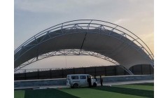 膜结构休闲长廊建筑案例